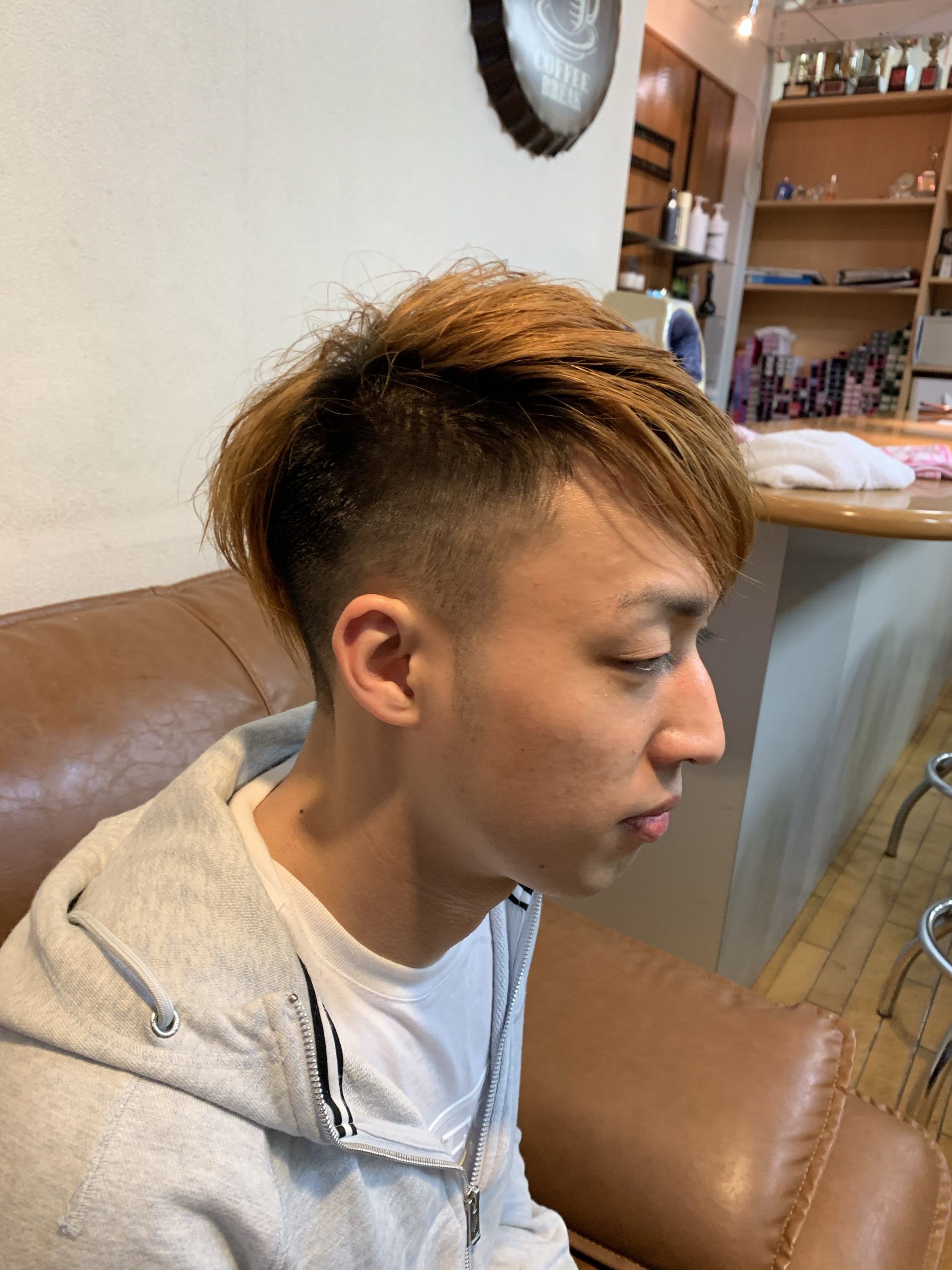 アシメと言うよりツーブロック Hair Salon Zac 佐賀県小城市の男性専用美容室